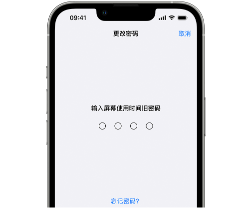 沂南iPhone屏幕维修分享iPhone屏幕使用时间密码忘记了怎么办 