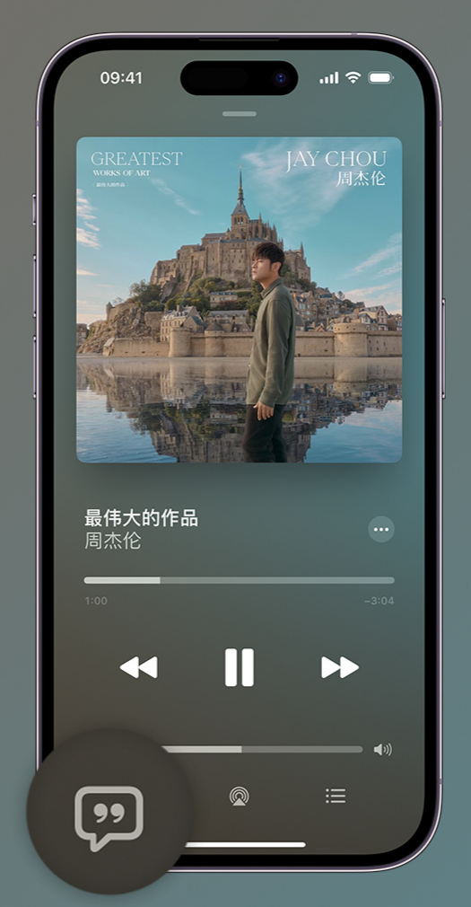 沂南iphone维修分享如何在iPhone上使用Apple Music全新唱歌功能 